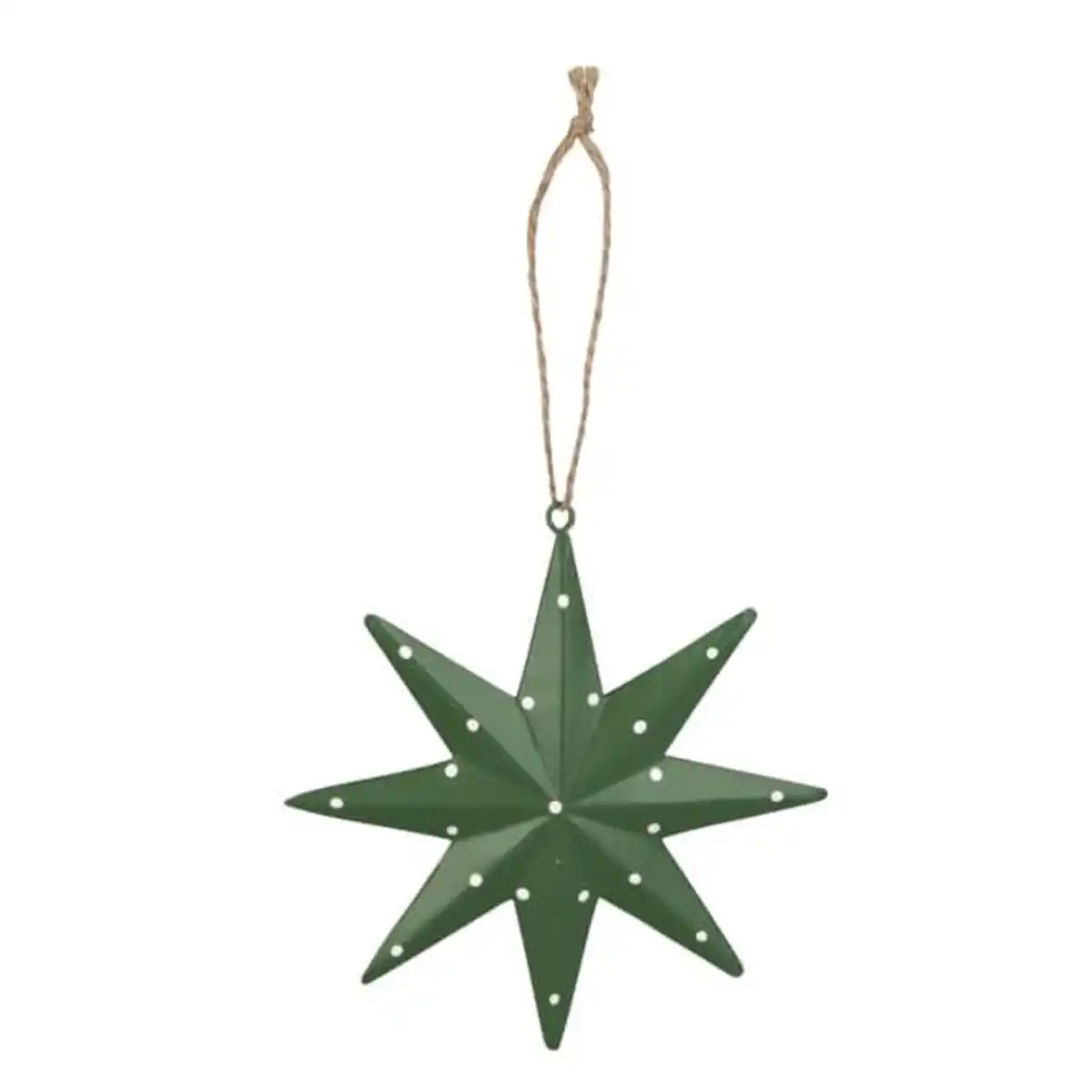 Bild 1 von Dekoh&#228;nger Stern mit Punkten - ca. 13,5 cm - 1 St&#252;ck
