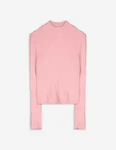 Kinder Mockneck - rosa