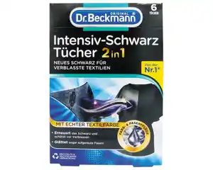 Dr. Beckmann 2in1 Intensiv-Schwarz Tücher 6er