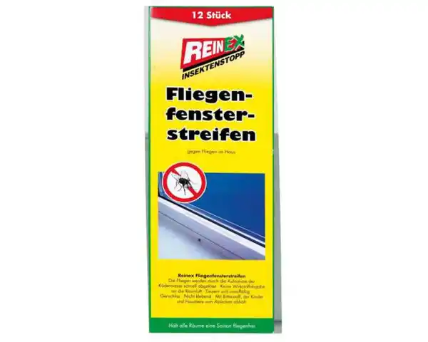 Bild 1 von Reinex Fliegen-Fensterstreifen 12er