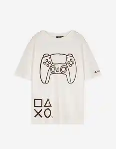 Kinder T-Shirt - PlayStation - weiß