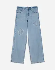 Kinder Jeans - Wide Fit - blau