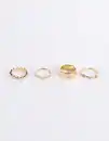 Bild 1 von Damen Ring - 4er-Pack