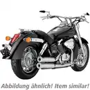 Bild 1 von Falcon Double Groove Auspuff 2-2 schwarz Harley Sportster ab 2014