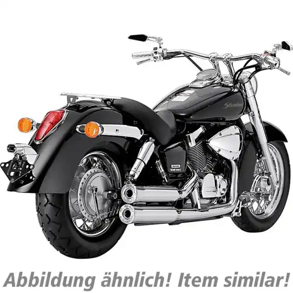 Bild 1 von Falcon Double Groove Auspuff 2-2 schwarz Harley Sportster ab 2014