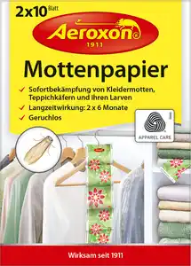 Aeroxon Motten-Papier 2x 10ST