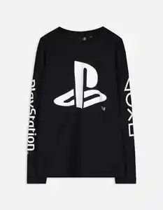 Kinder Langarmshirt - PlayStation - schwarz