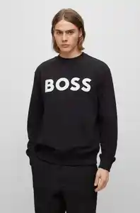 BOSS ORANGE Sweatshirt WeBasicCrew mit Rundhalsausschnitt, Schwarz