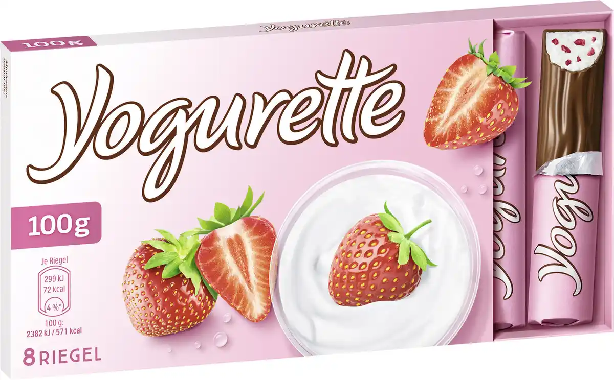 Bild 1 von Ferrero Yogurette Erdbeere 8ST 100G
