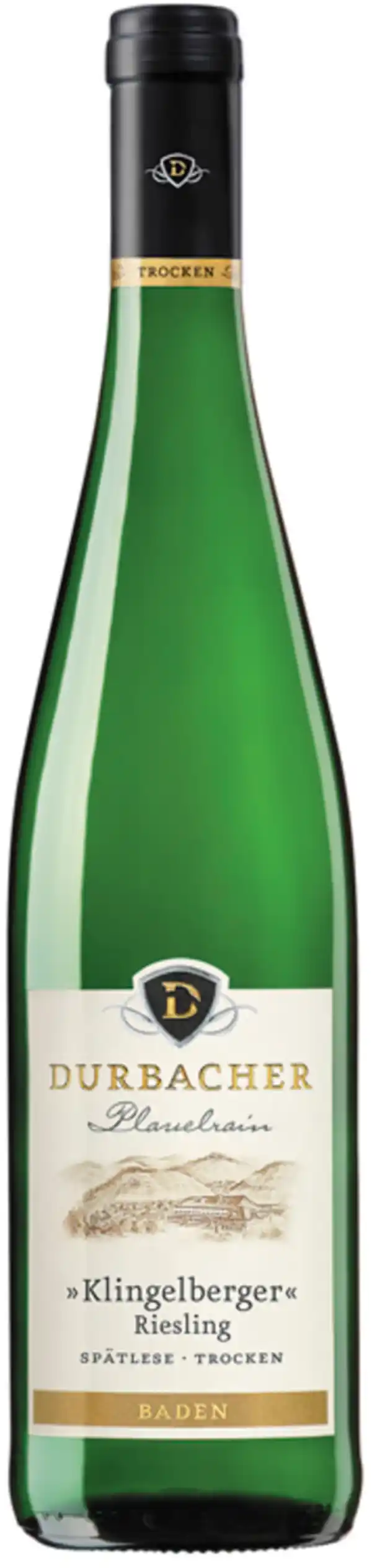 Bild 1 von Durbacher Plauelrain Klingelberger Riesling Spätlese trocken 0,75L