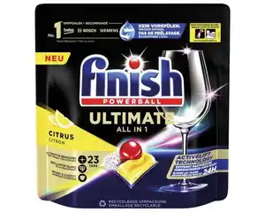 Finish Ultimate All in 1 Geschirrspül-Tabs mit Citrus-Duft 23er