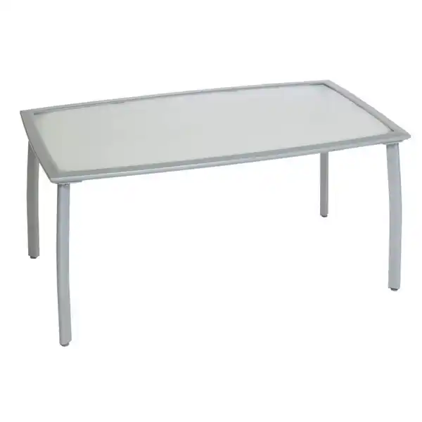 Bild 1 von Merxx Alu Gartentisch Carrara mit Glasplatte, rechteckig