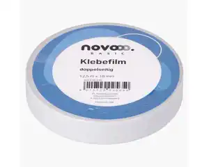 novooo Klebefilm doppelseitig 18mmx12,5m