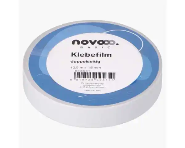 Bild 1 von novooo Klebefilm doppelseitig 18mmx12,5m