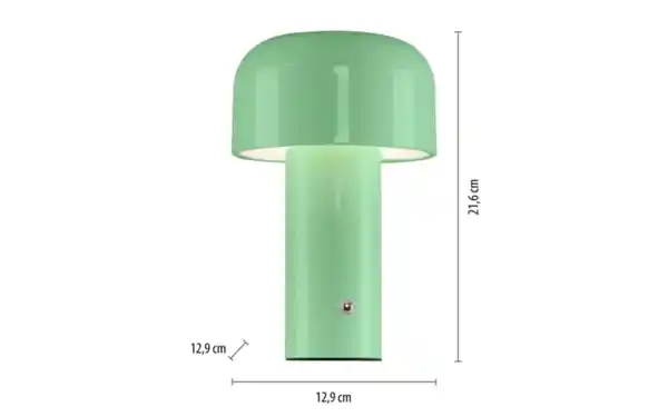 Bild 2 von LED-Akkutischleuchte Agnes, grün, inkl. Touchdimmer