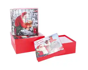 Geschenkbox Weihnachten Santa Gr.3