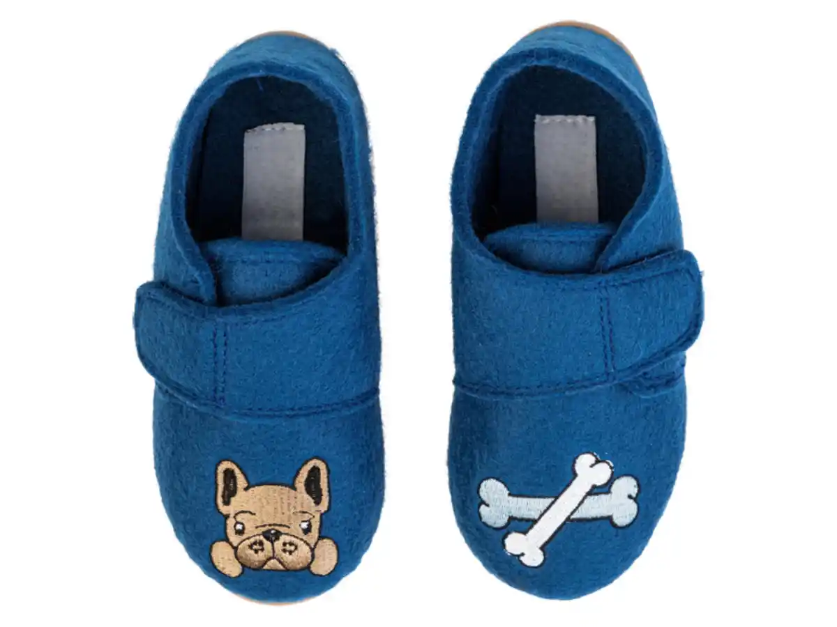 Bild 3 von lupilu® Kleinkinder Filz-Hausschuhe mit Aufnäher