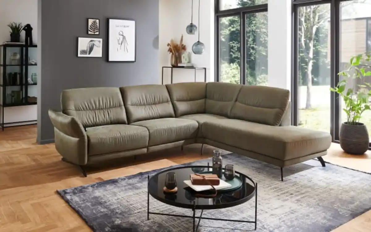 Bild 1 von Carina - Wohnlandschaft TS 246, olive, inkl. Armlehne