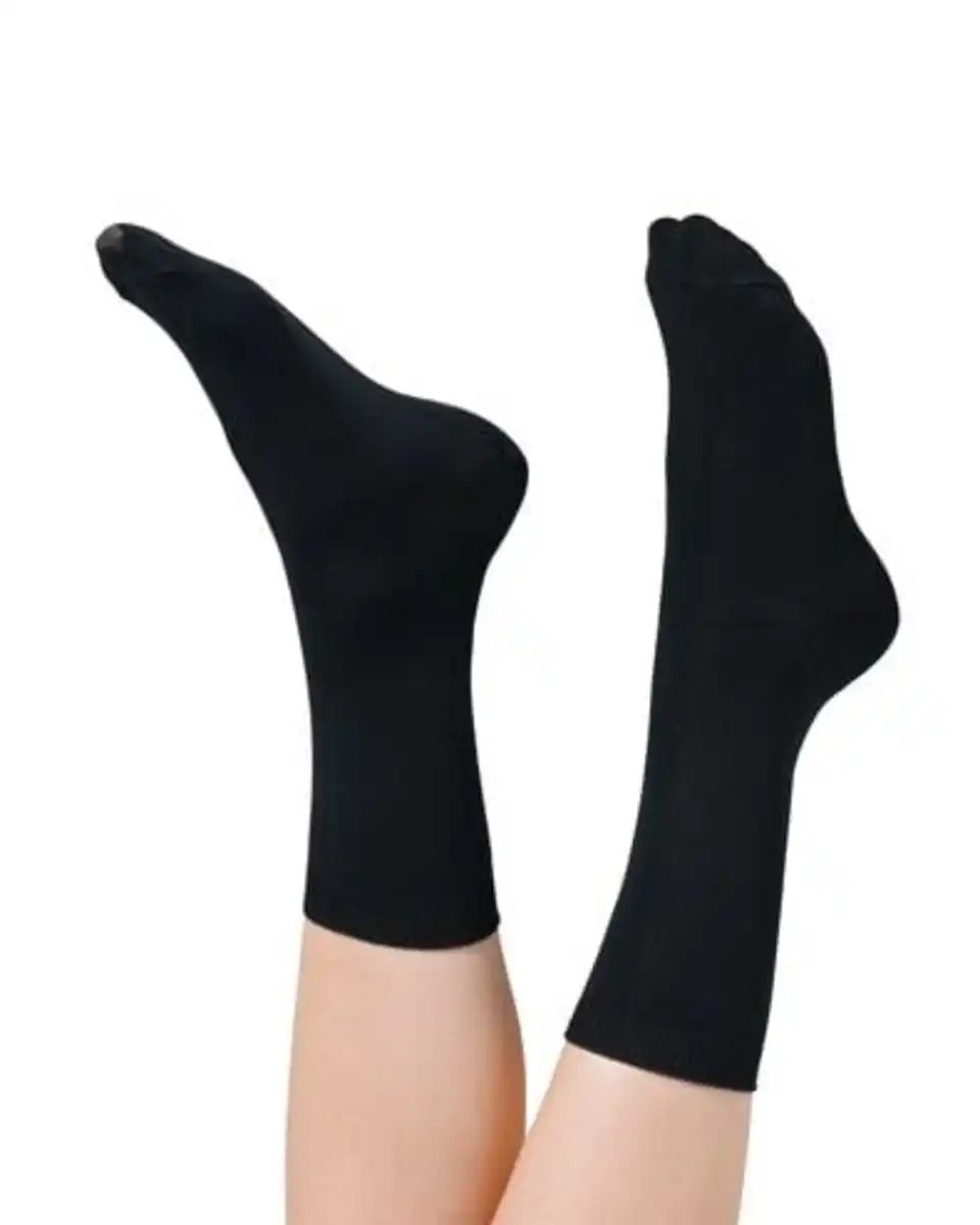 Bild 4 von 2er-Pack Damen-Socken mit Modal schwarz