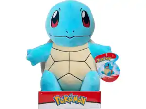 JAZWARES Pokémon - Schiggy Plüsch 30 cm Plüschfigur, Blau