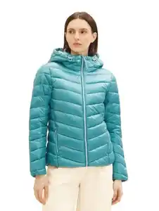 TOM TAILOR Outdoorjacke mit Kapuze, Grün