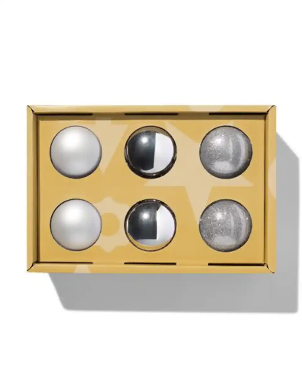 Bild 3 von Set Weihnachtsbaumkugeln, Silber – 6 Stück