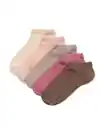 Bild 1 von 5er-Pack Damen-Kurzsocken, mit Baumwolle beige