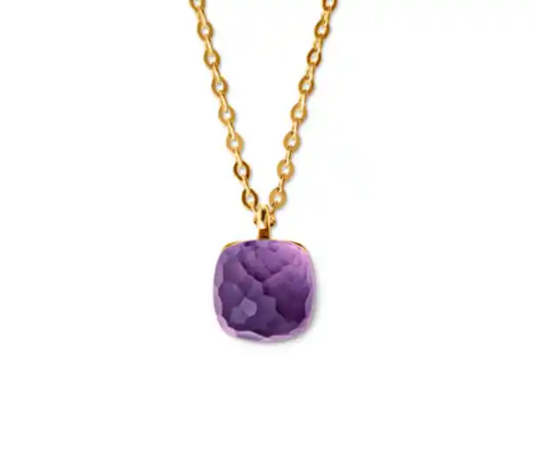 Bild 1 von 375 Gold Kette Amethyst