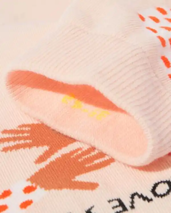 Bild 2 von Socken mit Baumwolle Love you hellrosa