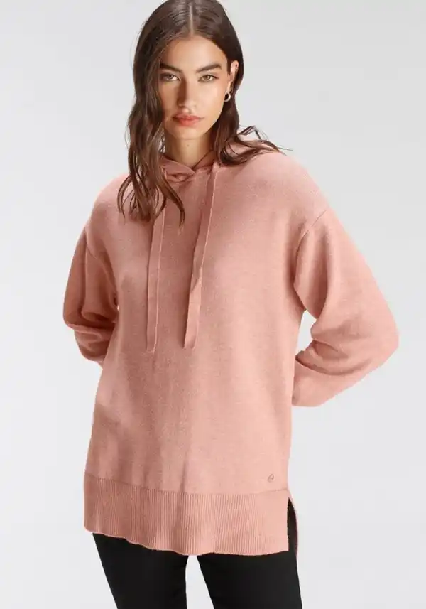 Bild 1 von Tamaris Kapuzenpullover im Oversized-Look, Rosa