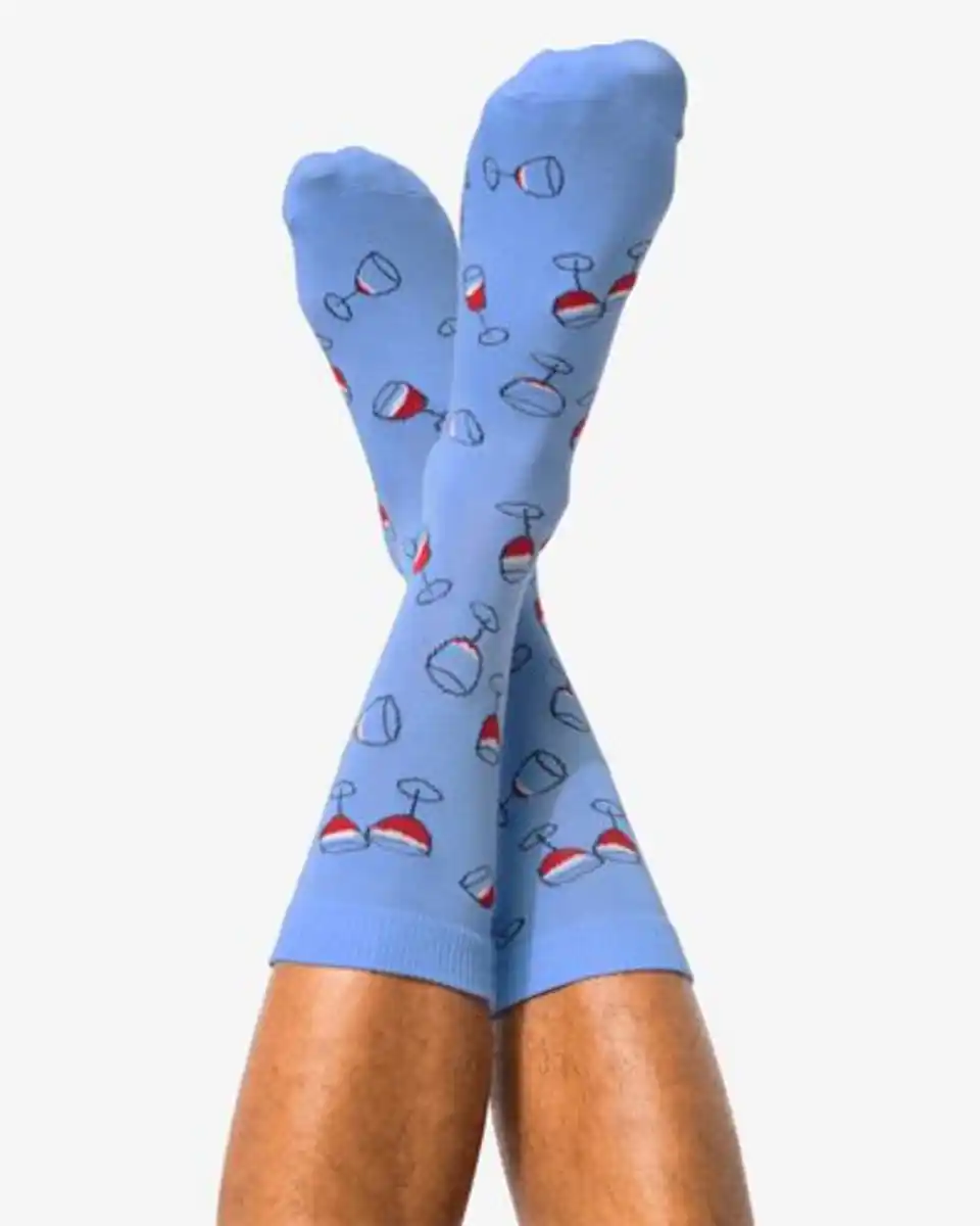 Bild 3 von Socken toast to the host blau
