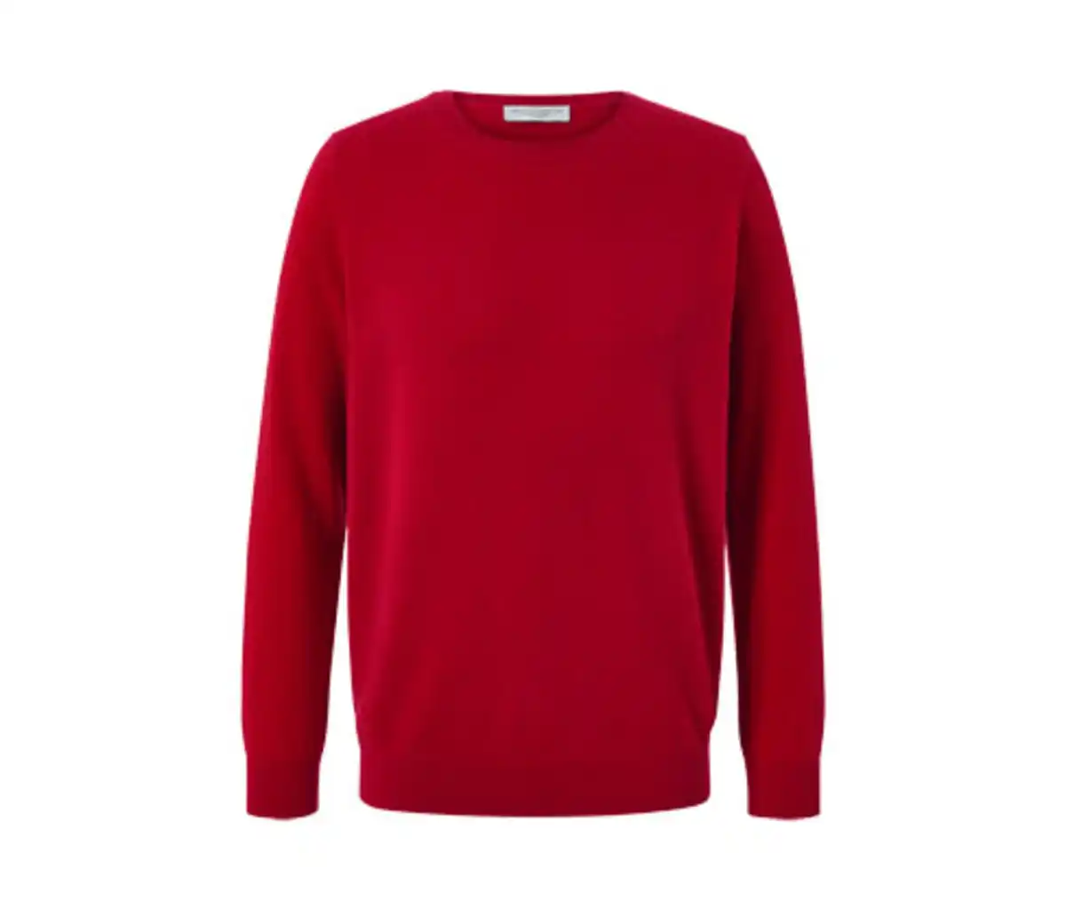 Bild 1 von Cashmere-Pullover mit Rundhalsausschnitt, rot