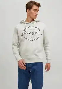 Jack & Jones Kapuzensweatshirt JJACE SWEAT HOOD, Weiß