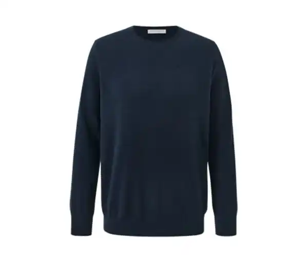 Bild 1 von Cashmere-Pullover mit Rundhalsausschnitt, navy