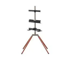 ONE FOR ALL Universal-TV-Ständer »Quadpod WM7475«, Walnut und Gun-Metal 32"-70"