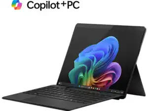 MICROSOFT Surface Pro, Copilot+ PC, 11. Edition, Convertible, mit 13 Zoll Display, Qualcomm Snapdragon X Plus, 16 GB RAM, 512 SSD, Adreno™ Onboard Graphics, Schwarz, Windows 11 Home (64 Bit), Schwa