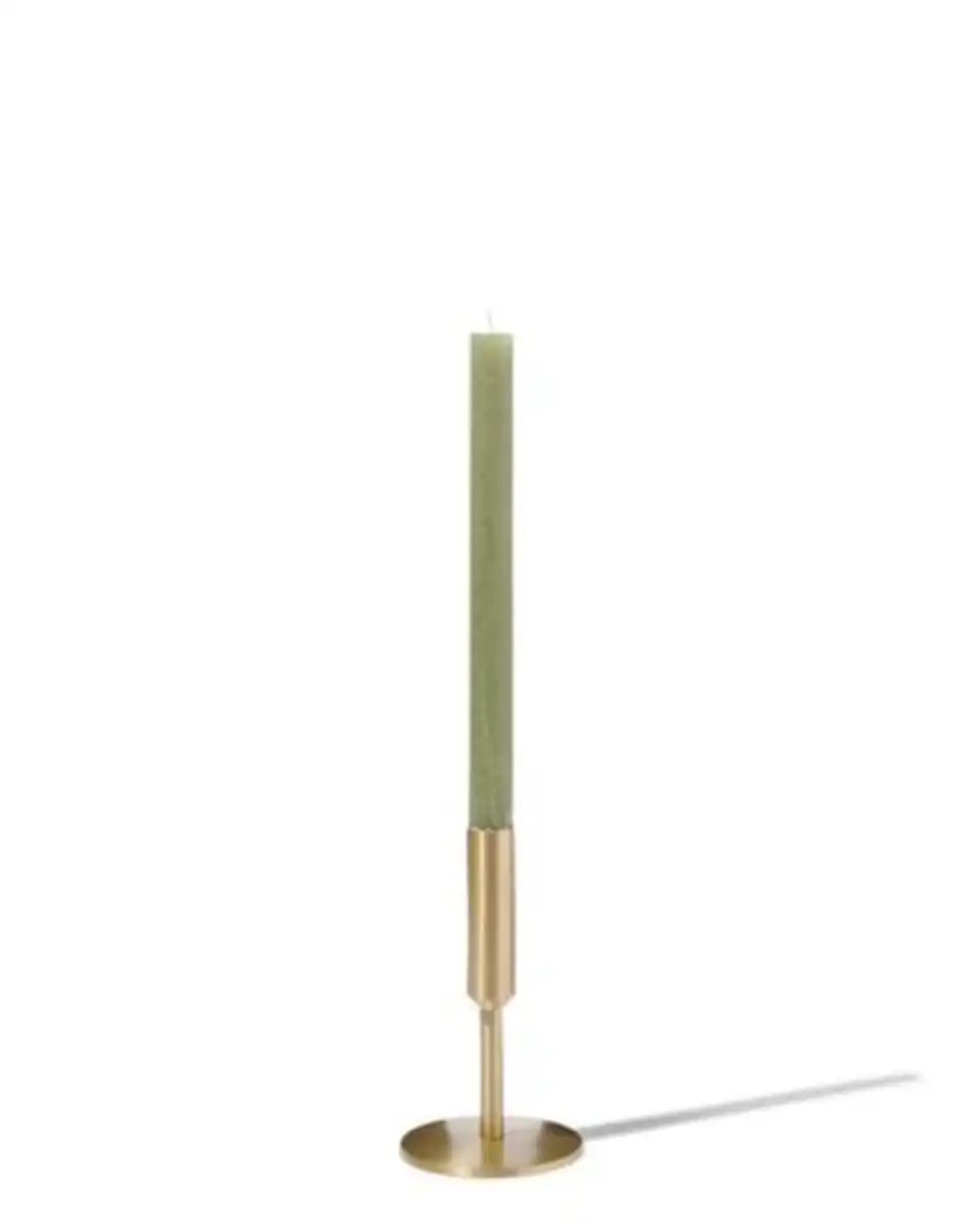 Bild 1 von Kerzenhalter, Ø 9.5 x 16 cm, Metall, golden