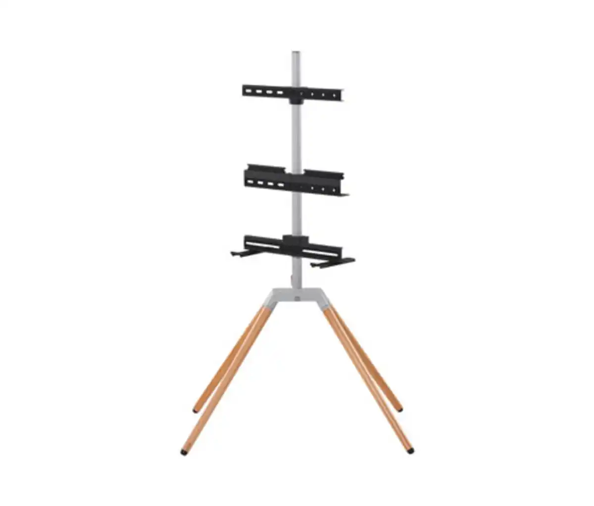 Bild 1 von ONE FOR ALL Universal-TV-Ständer »Quadpod WM7476«, Oak und Silver-Grey 32"-70"