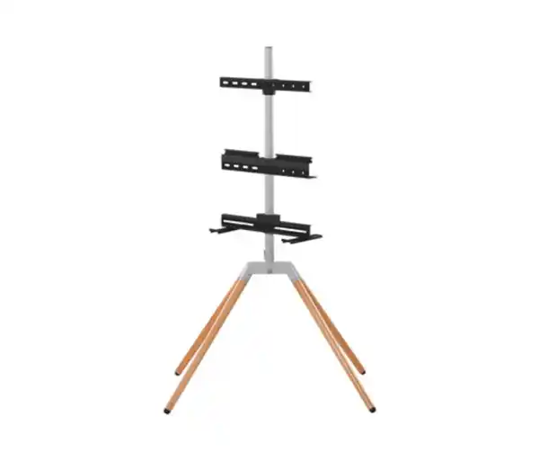 Bild 1 von ONE FOR ALL Universal-TV-Ständer »Quadpod WM7476«, Oak und Silver-Grey 32"-70"