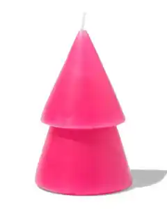 Kerze Weihnachtsbaum Rosa