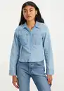 Bild 1 von Levi's® Jeansbluse ELLIS DENIM SHIRT mit durchgehender Druckknopfleiste in Perlmuttoptik, Blau