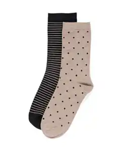 Damensocken mit Bambus nahtlos – 2 Paar beige