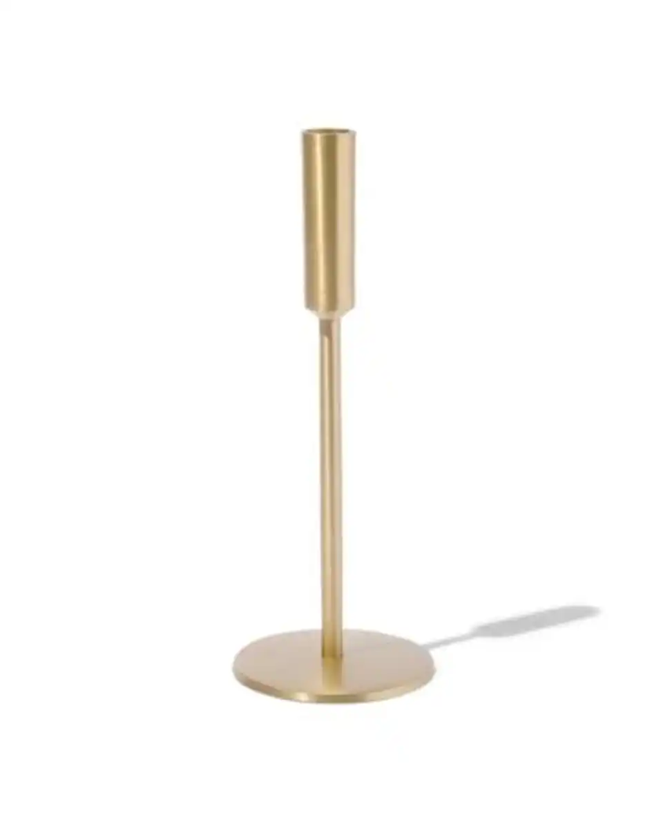 Bild 2 von Kerzenhalter, Ø 10.5 x 26 cm, Metall, golden