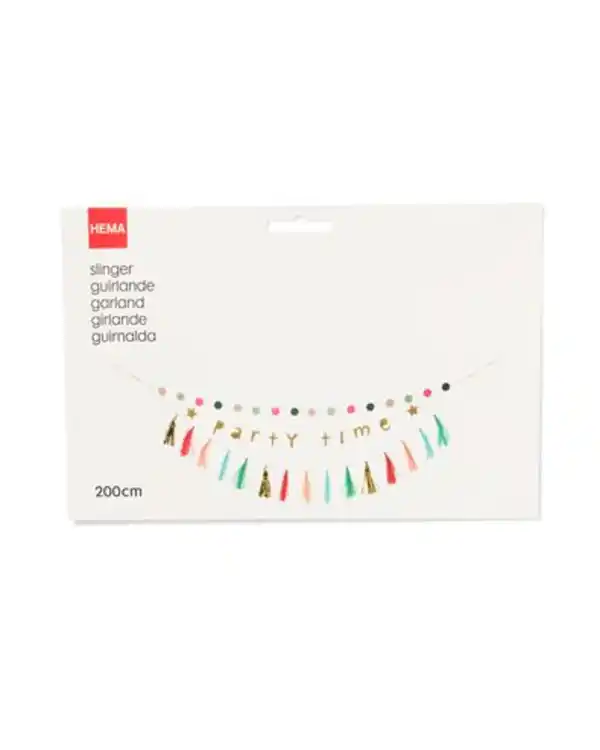 Bild 3 von Girlande, Party Time, 2 m