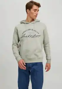 Jack & Jones Kapuzensweatshirt JJACE SWEAT HOOD, Grau