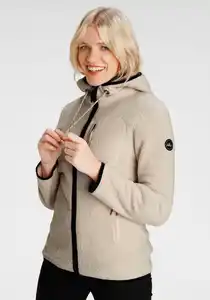 Polarino Fleecejacke aus Sherpa Fleece, Beige