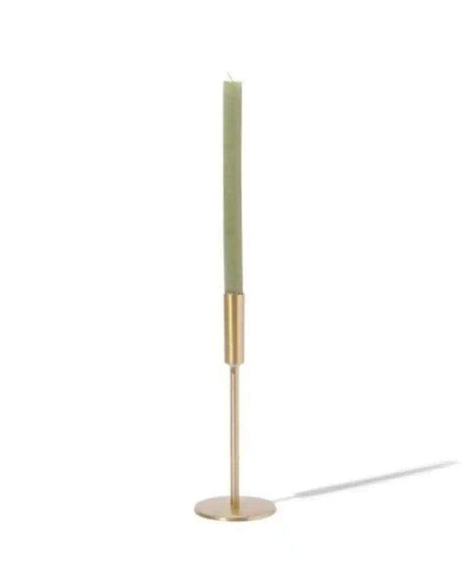 Bild 1 von Kerzenhalter, Ø 10.5 x 26 cm, Metall, golden