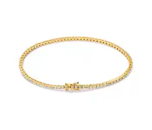 585 Gold-Armband mit 81 Brillanten