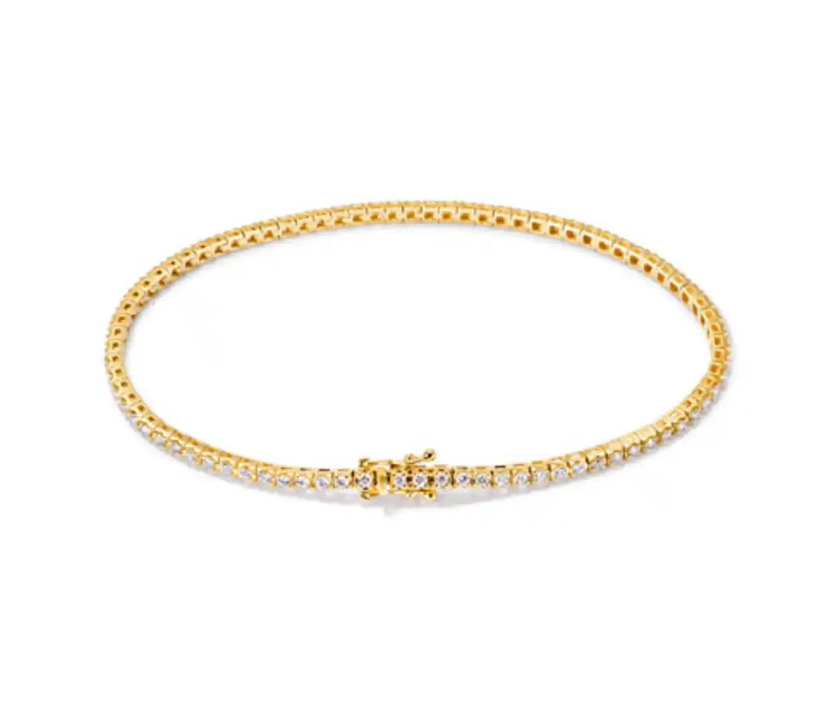 Bild 1 von 585 Gold-Armband mit 81 Brillanten