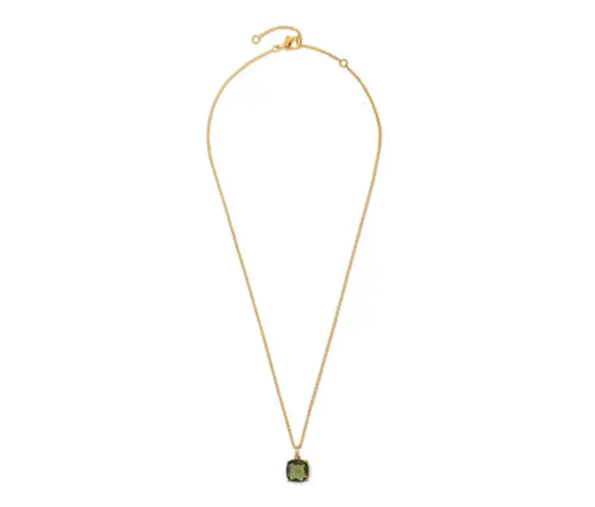 Bild 1 von Kette Forest mit grünem Glaskristall